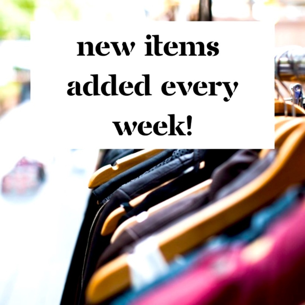 New items coming soon